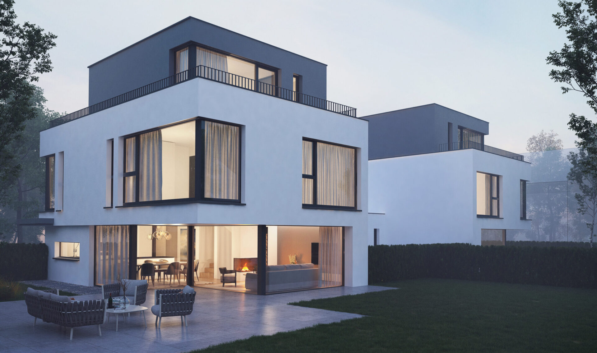 Projekt: 2 EFH in Aesch